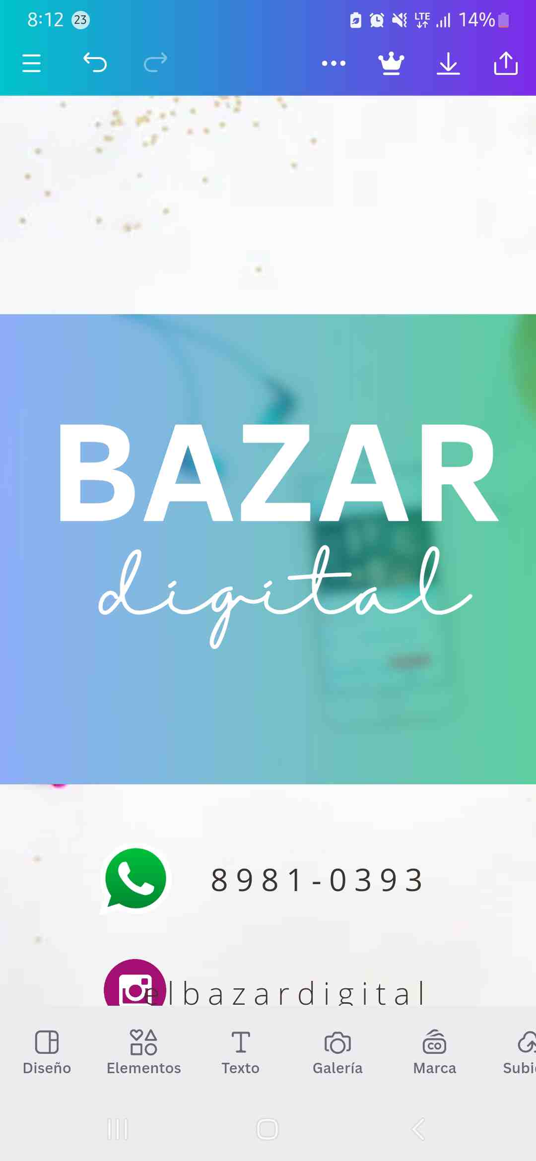 Bazar digital image